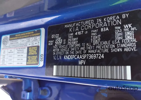 2023 Kia Seltos Lx из США, поврежденный, VIN KNDEPCAA5P7369724